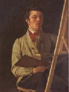 Jean Baptiste Camille  Corot Portrait of the artist (mk05) oil painting on canvas